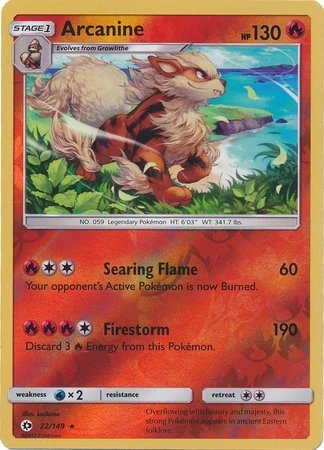 Arcanine Reverse Foil (22/149)